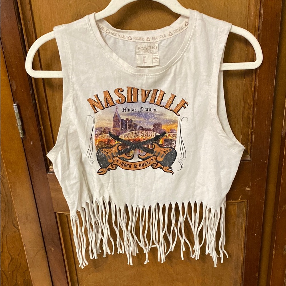 Nashville Fringe Crop Top
